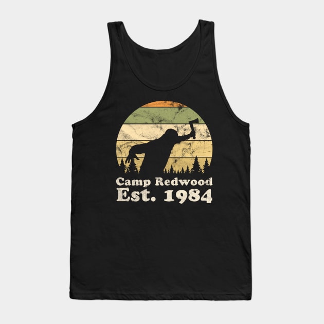 Camp Redwood Est. 1984 T-Shirt Tank Top by SpacemanTees